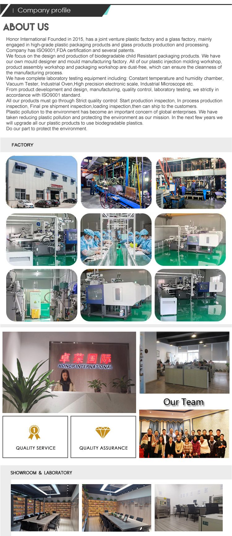 Honor Packaging corporation