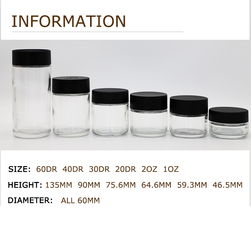 CR glass jar