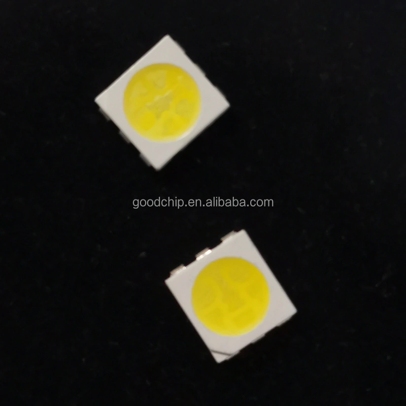 white smd led 5050 0.2w chip 20-24lm 3 chips
