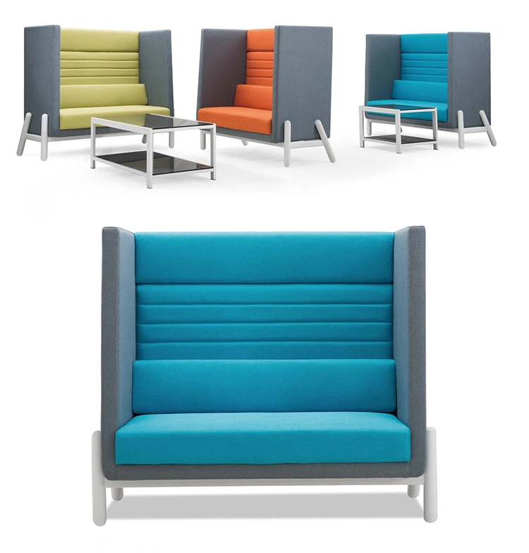 DIY and Colorful Leisure style modular office sofa visitor sofa set design