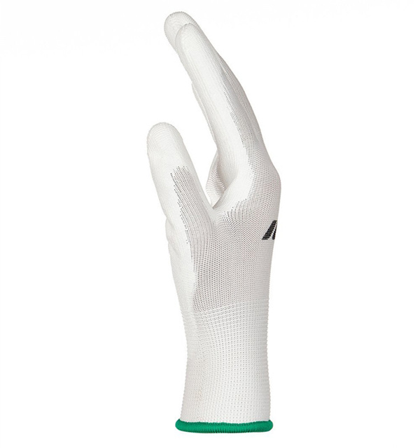 White Grey Black Nylon PU Gloves Palm Fit PU Coated Gloves Polyurethane Safety Work Gloves