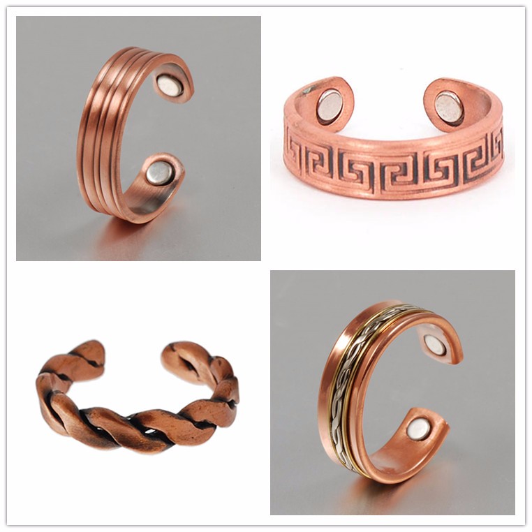 Magnetic Copper Brass Finger Ring