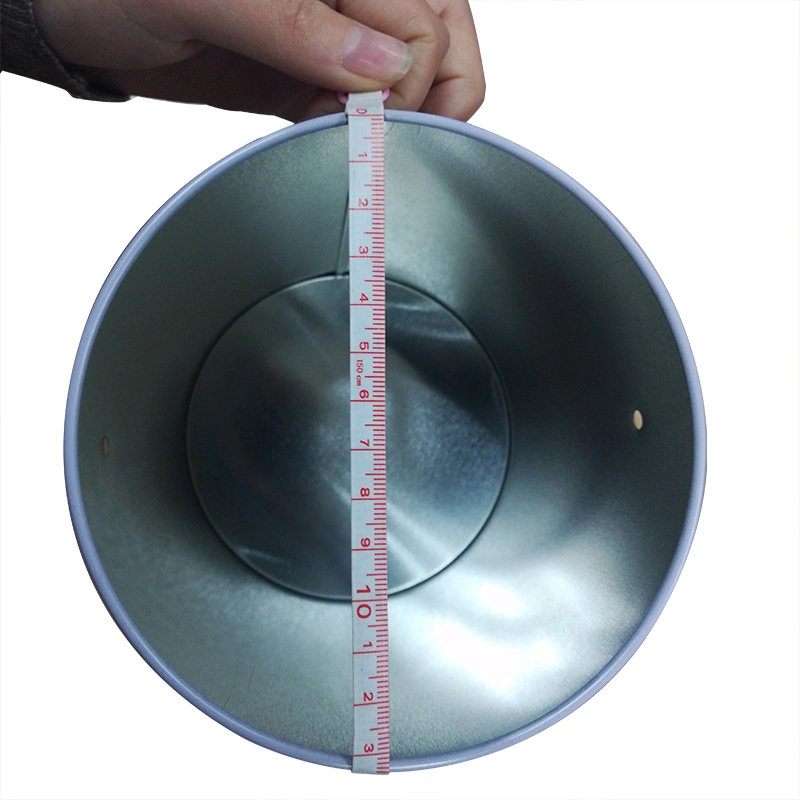 0.23mm thickness color printing round tin canister for food