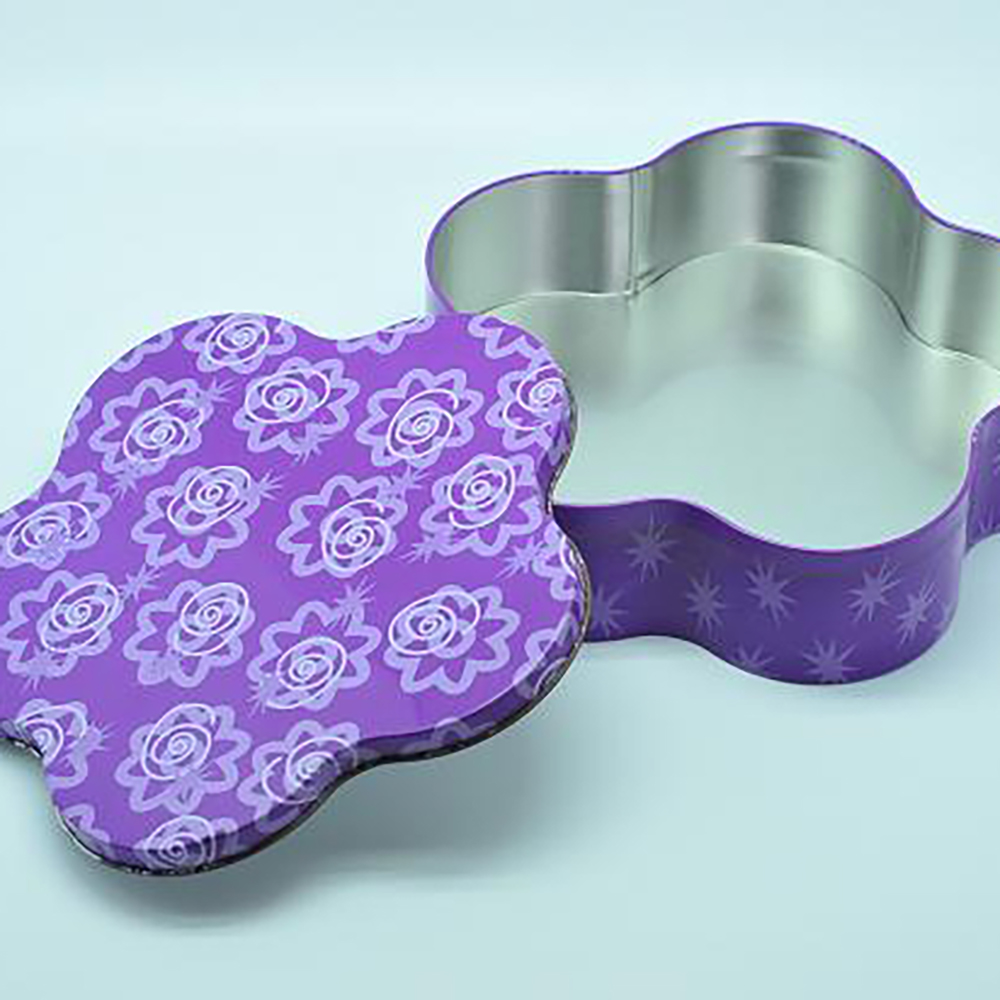 High quality candy shaped custom tin box for packaging