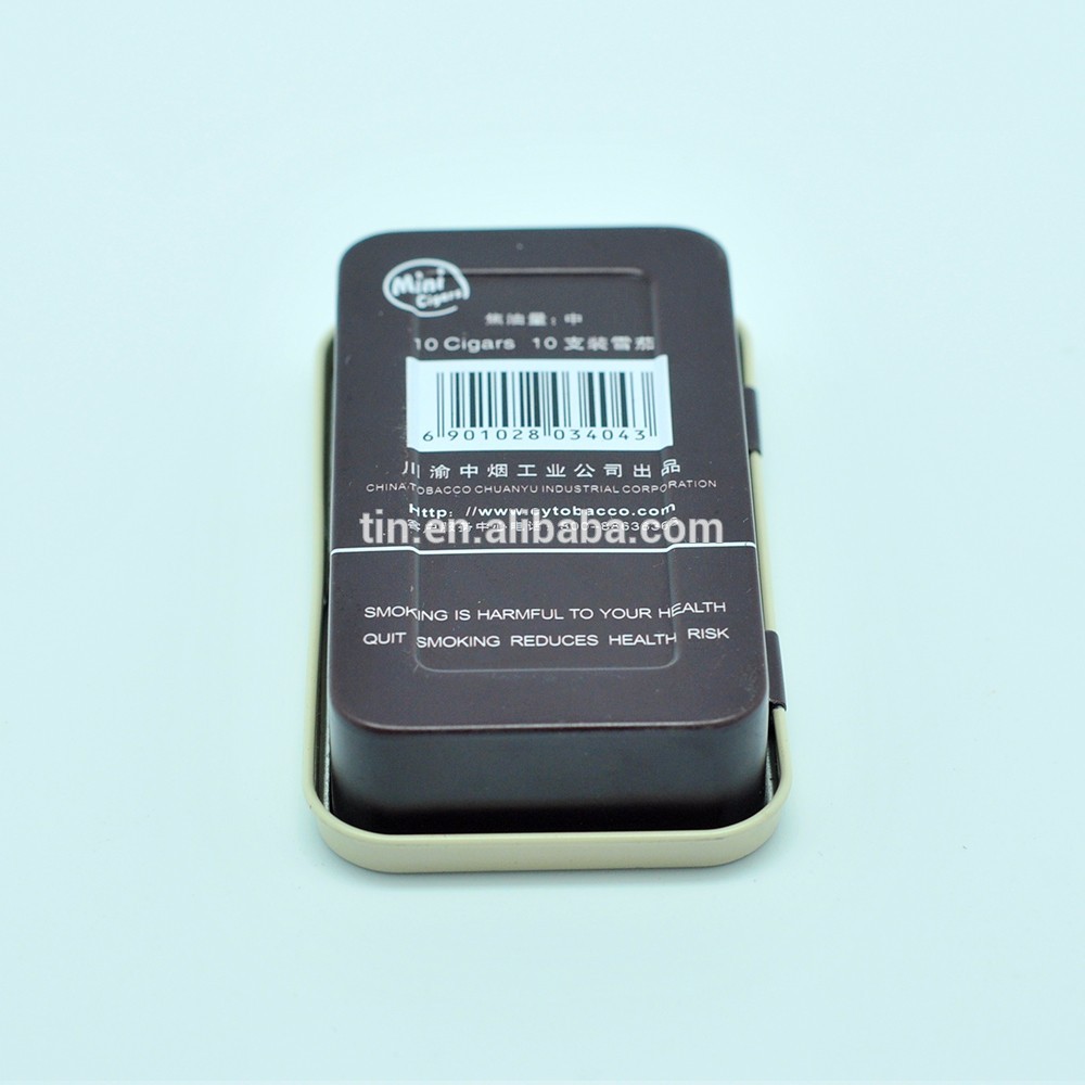 Waterproof metal printing tin cigarette box for 20 pcs pack
