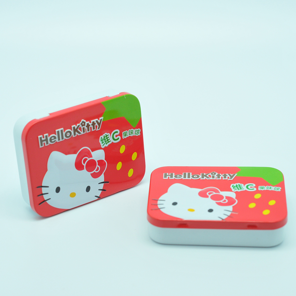 Colorful design oem flip small tin metal jewelry box