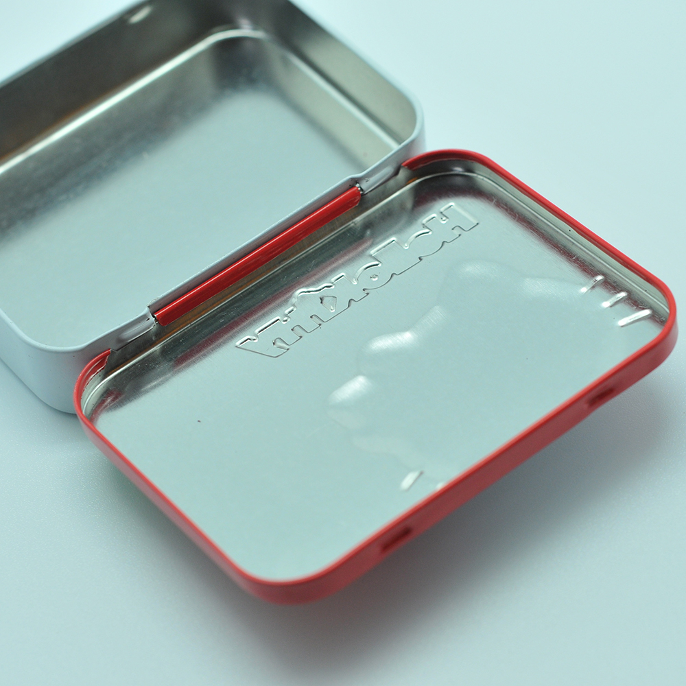 Colorful design oem flip small tin metal jewelry box
