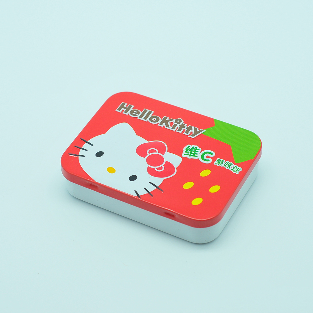 Colorful design oem flip small tin metal jewelry box