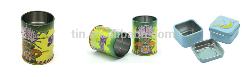 circle tin box