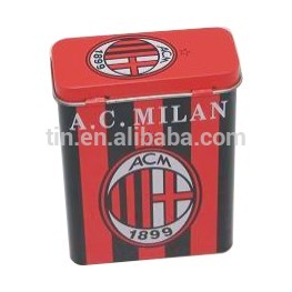 rectangle printed cigarette tin box packaging