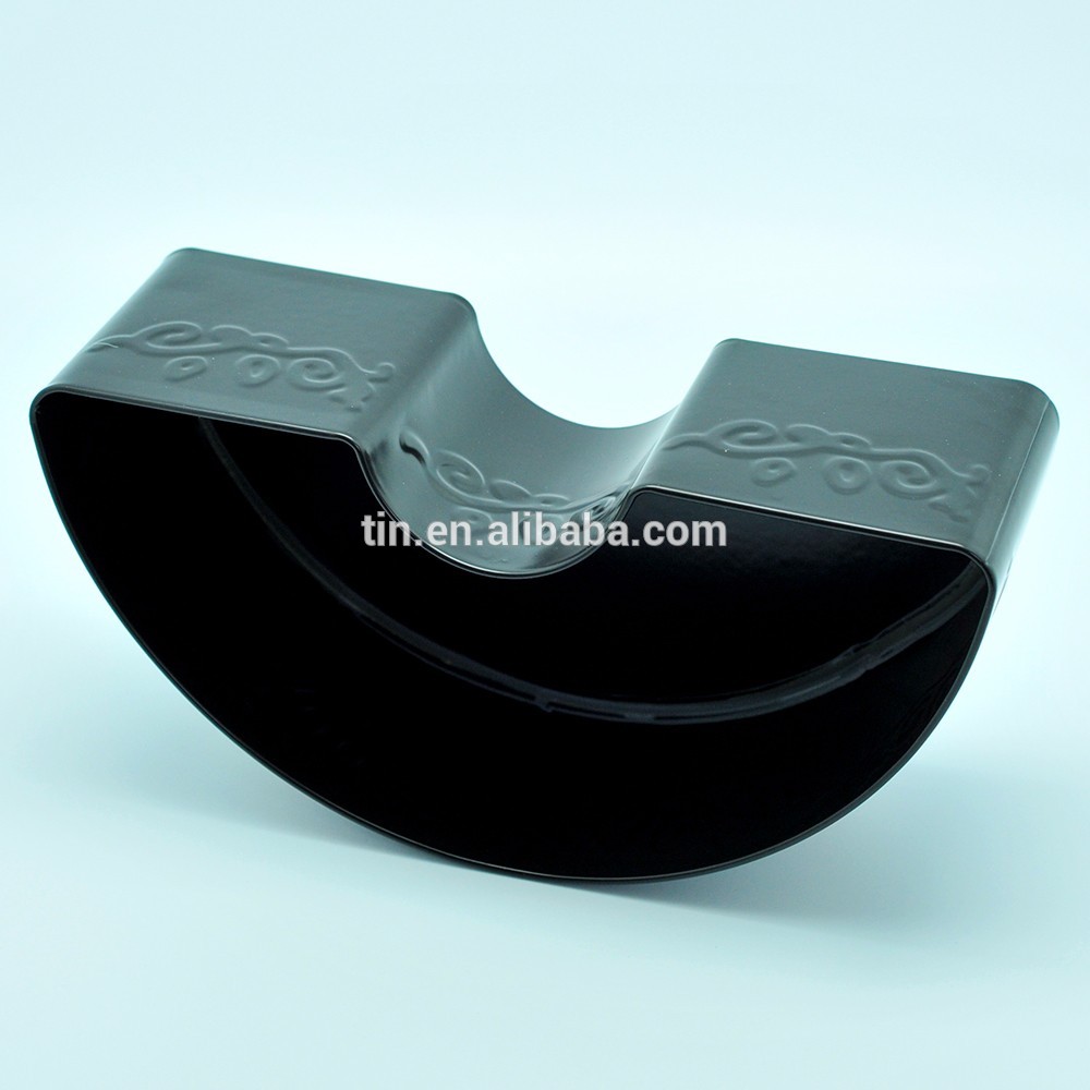 Wholesale empty table matte black candle tin containers
