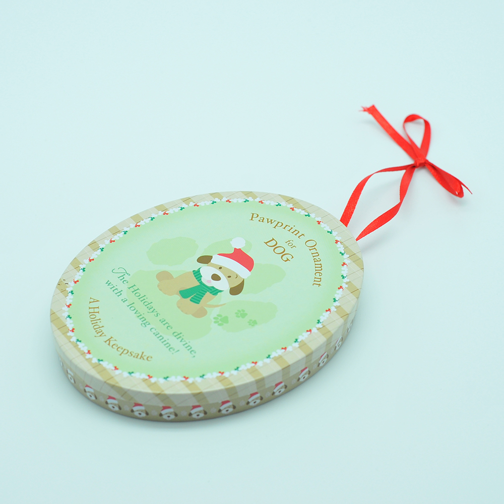 Hot sale simple gift keepsake card box tin with ribbon handle