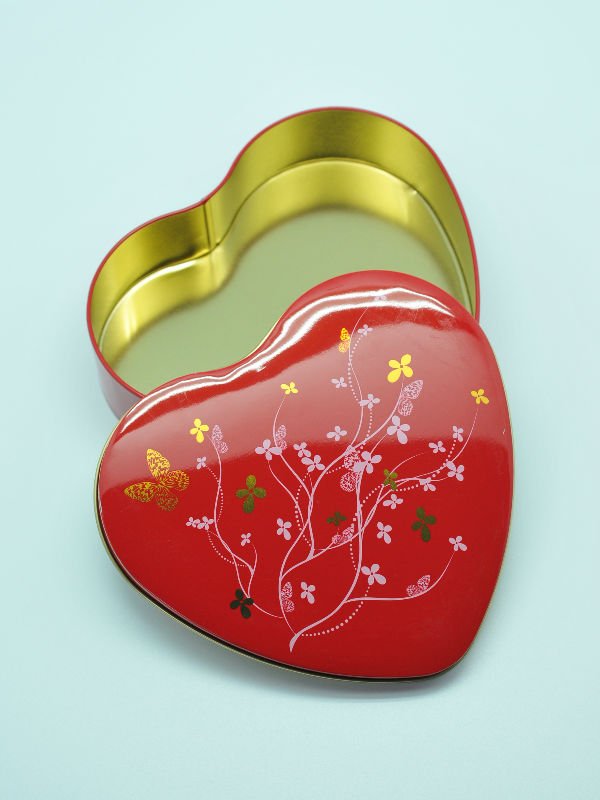 custom printed wedding favor metal box tin