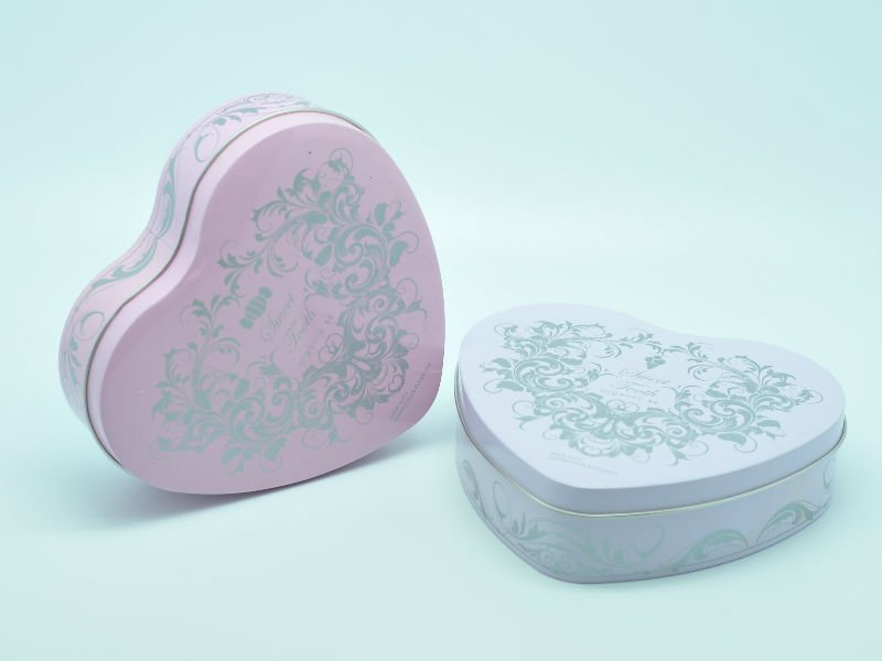 custom printed wedding favor metal box tin