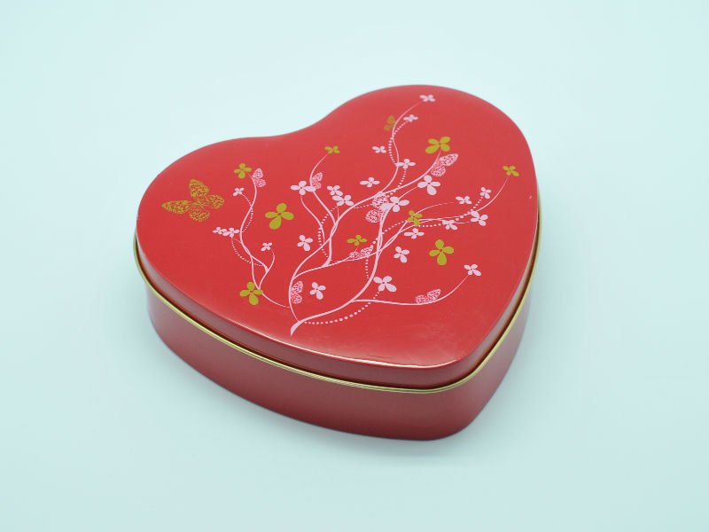 custom printed wedding favor metal box tin