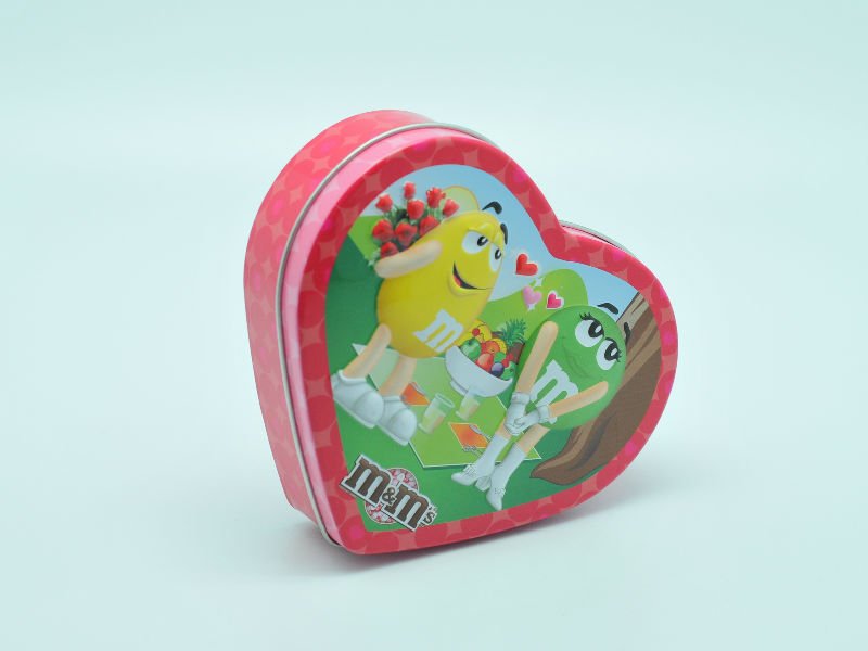 custom printed wedding favor metal box tin
