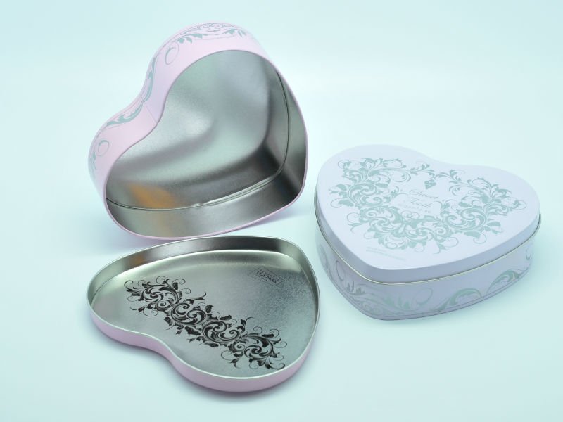 custom printed wedding favor metal box tin