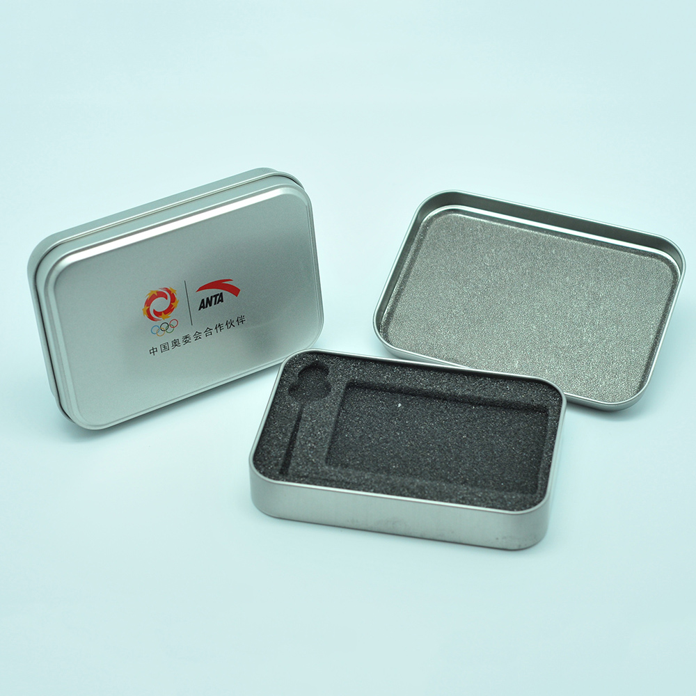 Customized blank credit card tin metal card holder with slot