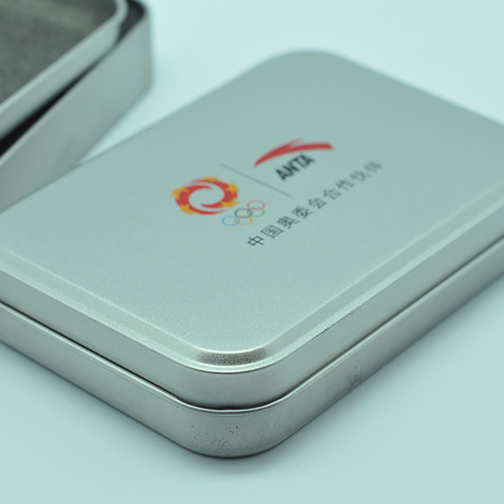 Customized blank credit card tin metal card holder with slot