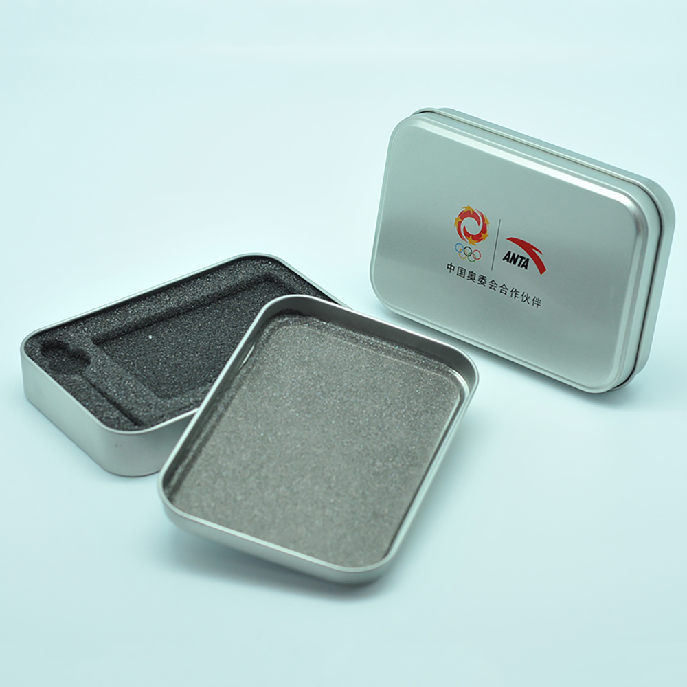 Customized blank credit card tin metal card holder with slot