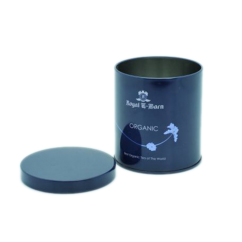 D88mm small food grade round tea tin box for flower tea