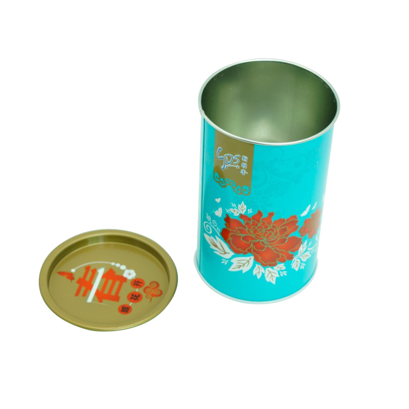 Hot wholesale round empty cheap tin can piggy bank