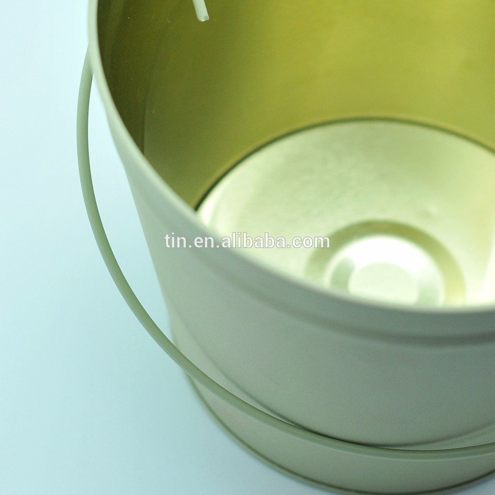 Custom cinema movie souvenir gift tinplate bucket for popcorn
