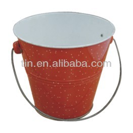 Custom round metal tin wine bucket for beer