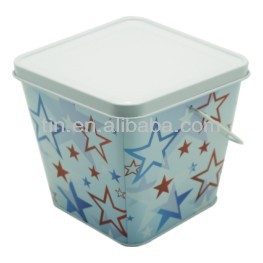 Custom round metal tin wine bucket for beer