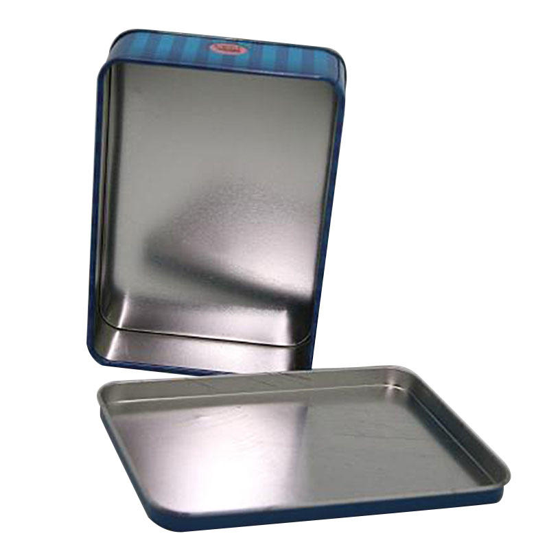 Rectangle metal personalized tin box for danish butter cookies