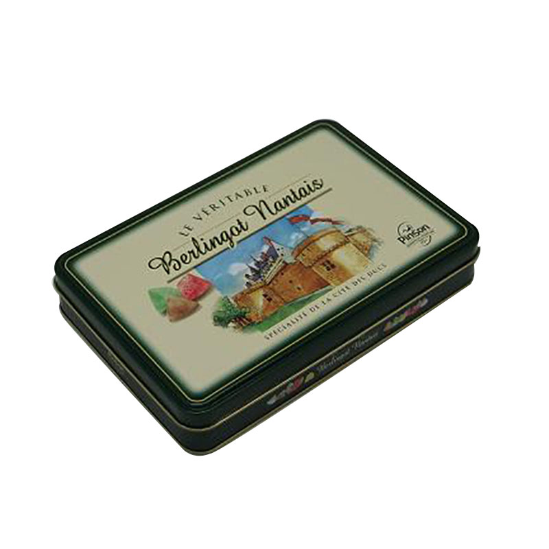 Wholesale food grade empty tin cans for candy or cookie