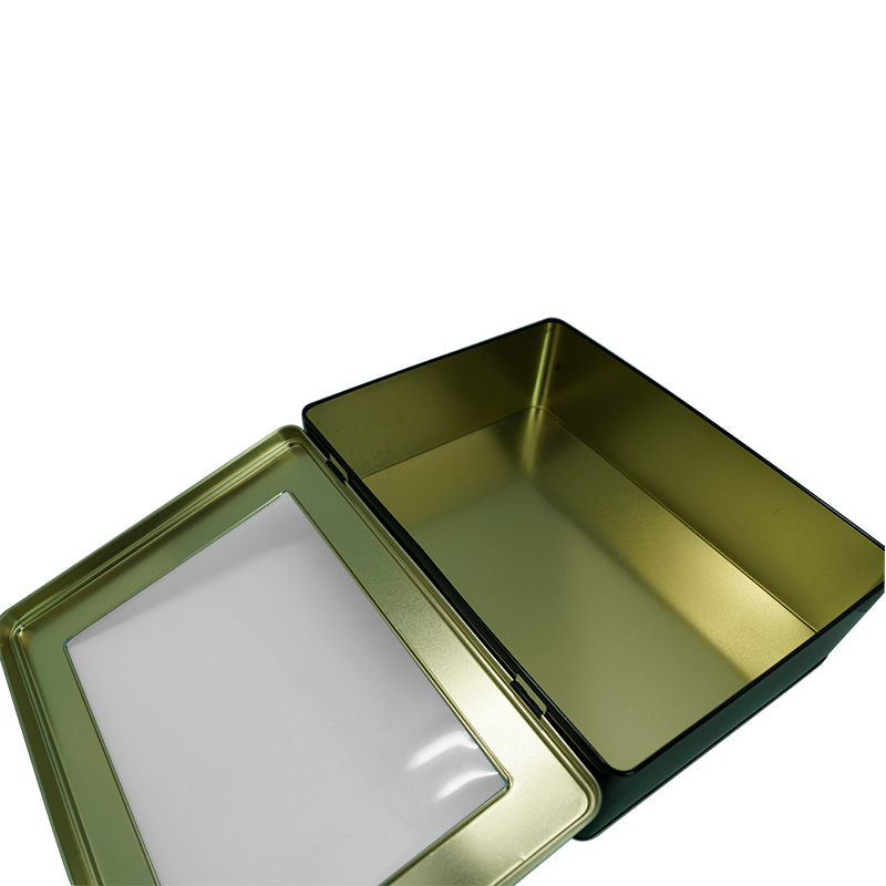 Sliver metal ginseng packaging tin can with clear window