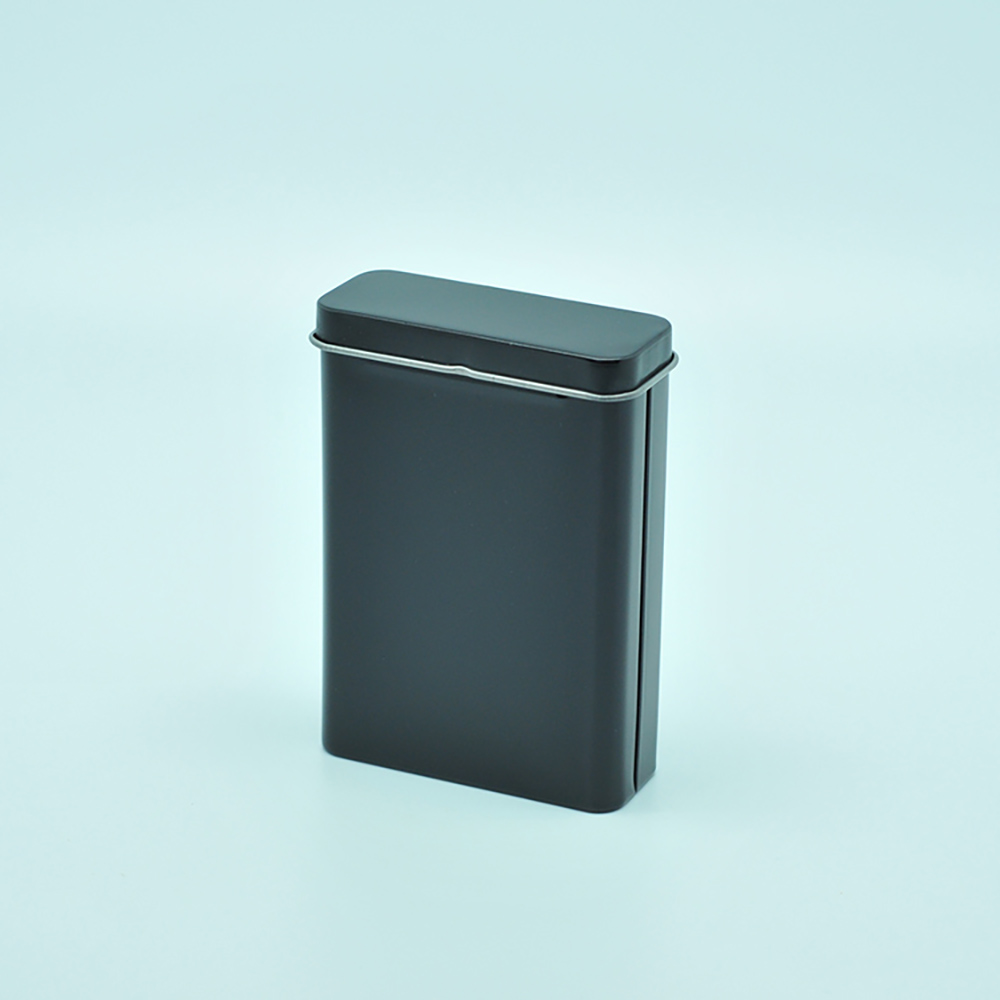 CMYK custom logo rectangle metal tin snus cans for carrying
