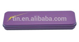 Custom Printed Metal Tin Pencil Cases with Hinge