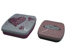 Custom fancy Star shaped gift packaging tin box