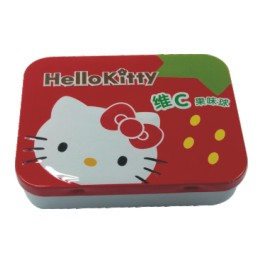 Mini round lip balm metal tin box