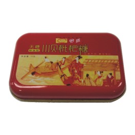 Mini round lip balm metal tin box