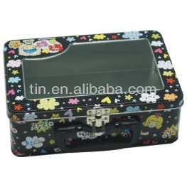 smart innovative transparent window tin box