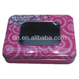 smart innovative transparent window tin box