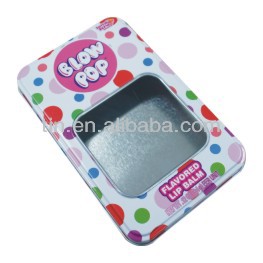 smart innovative transparent window tin box