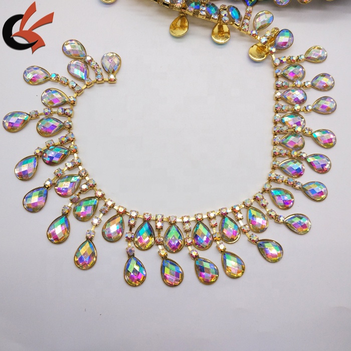 AB clear rhinestone carnival trimming gold.jpg
