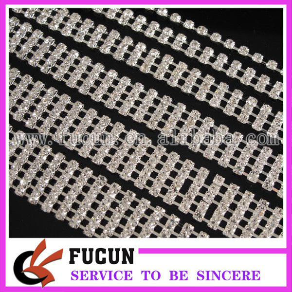 crystal sparse cup chain 1-6rows rhinestone.jpg