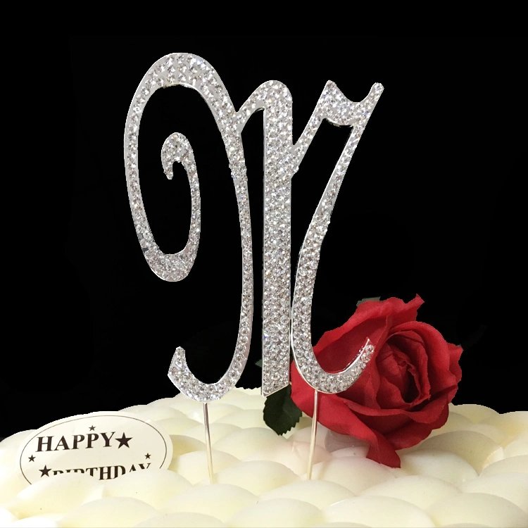 letter M cake topper
