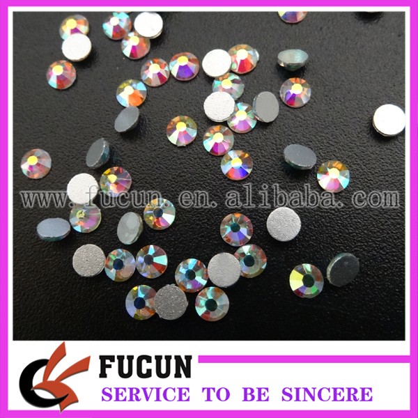 non hot fix rhinestone AB clear .jpg