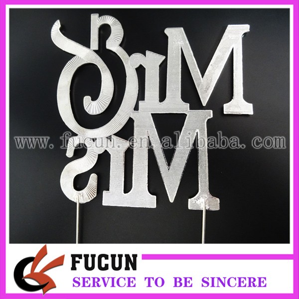 new steel mold Mr and Mrs rhinestone cake topper back side.jpg