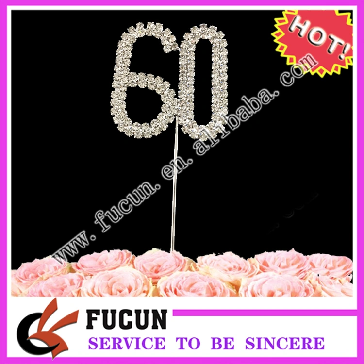 cake toppers with rhinestones