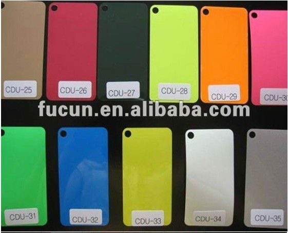 PU color chart 3