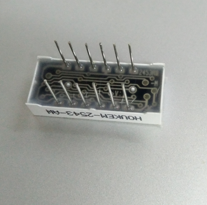 Mini 4 Digit 7 Segment Display Internal Circuit Diagram