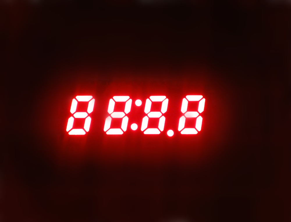 0.25 Inch 7 Segment Display Dimension Drawing