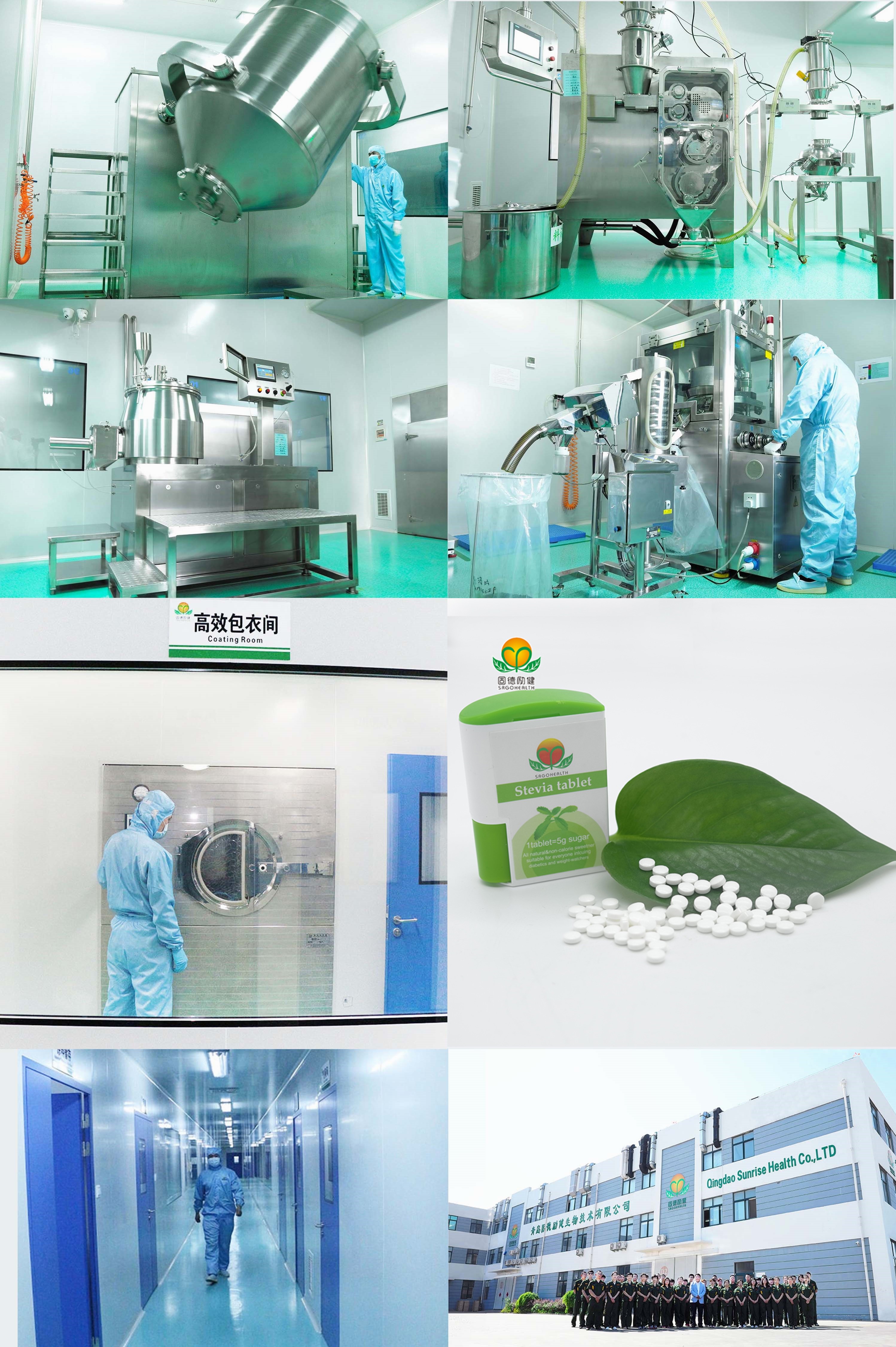 Manufacture stevia tablet